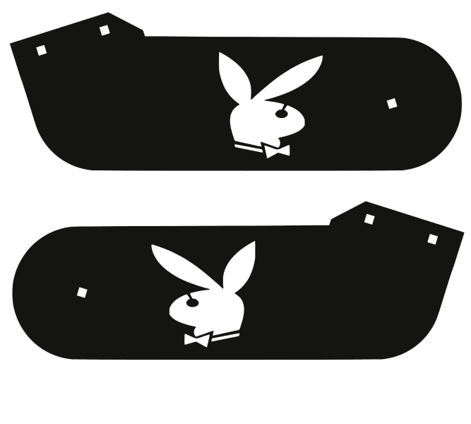Playboy Stern Laser-Cut Metal Hinges 1332