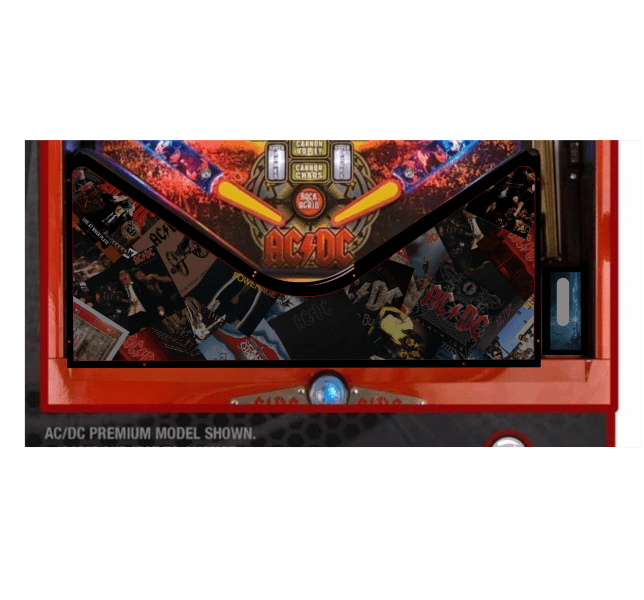AC/DC albums Lighted pinball Apron/Arch 0001 - Lighted Pinball Mods