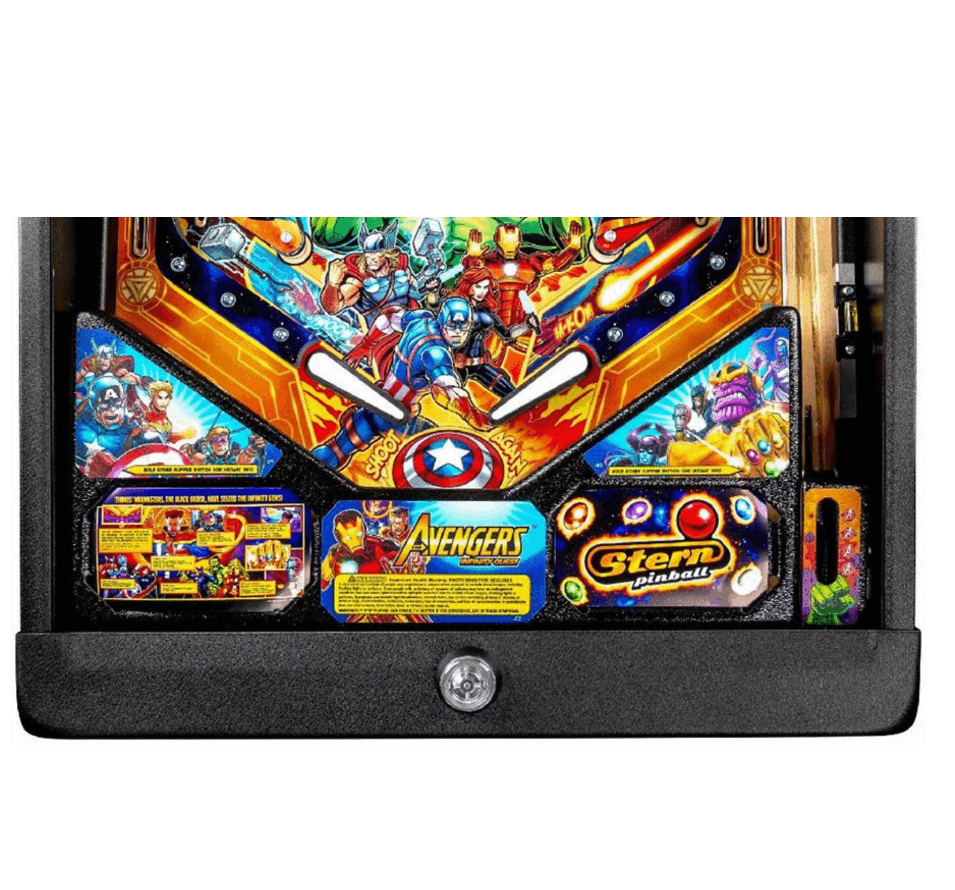Avengers Infinity Quest Galixy Lighted Pinball Apron/Arch 0007