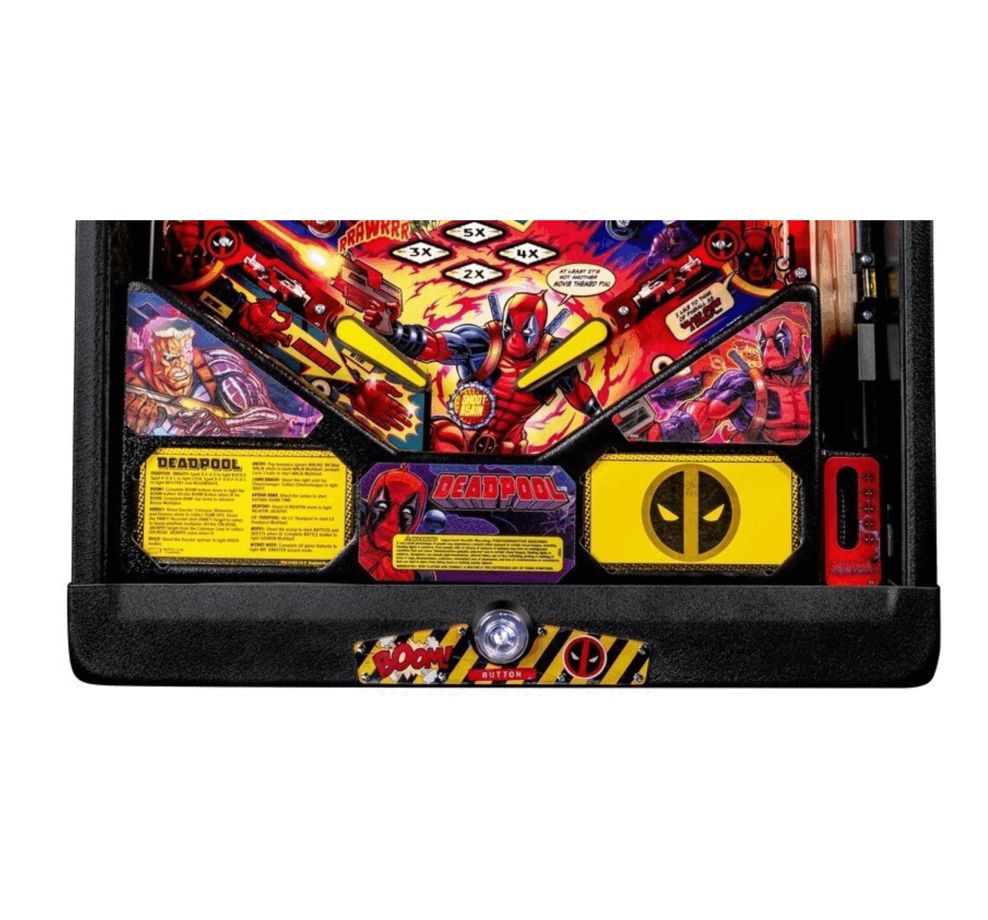 Deadpool 3 Lighted Pinball Apron/Arch 0015