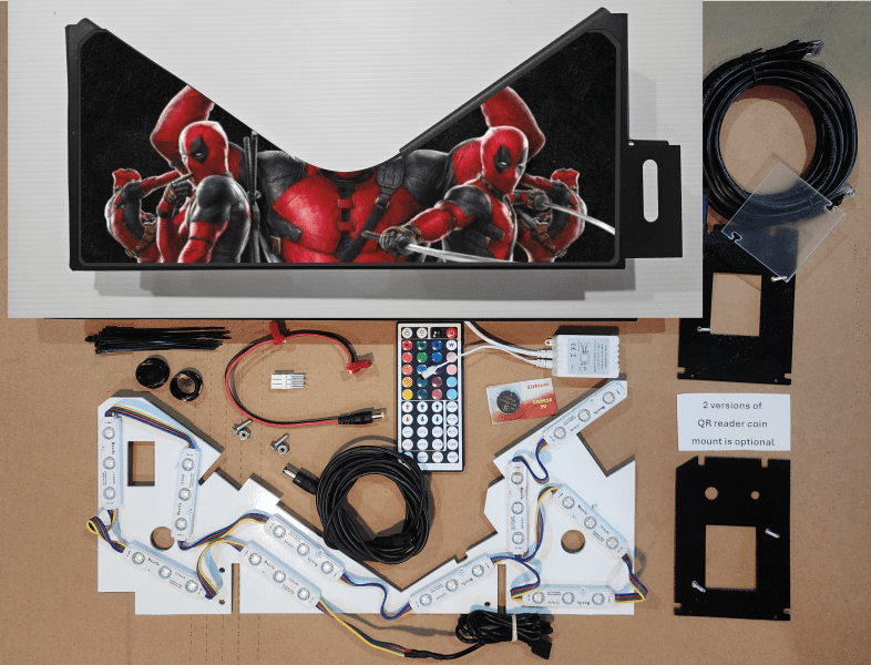 Deadpool 3 Lighted Pinball Apron/Arch 0015 - Image 6