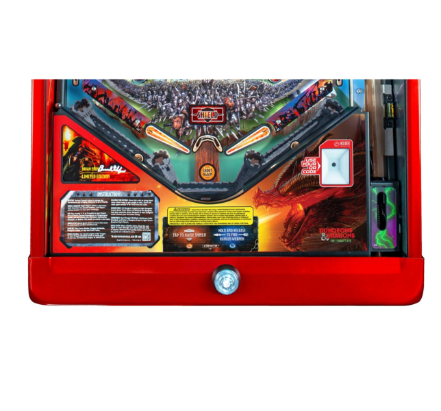 Dungeons & Dragons 5 dragons Lighted Pinball Apron/arch 0020 - Image 3