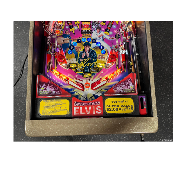 Elvis album Lighted Pinball Apron/Arch 0021 - Image 3
