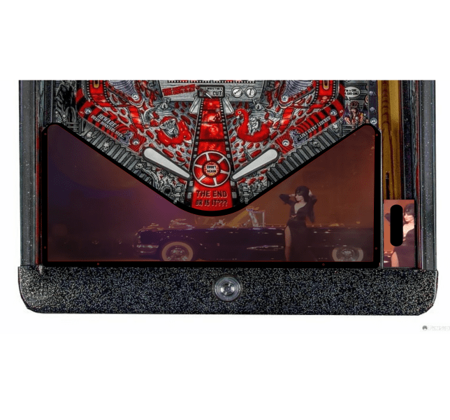 Elvira's house of horrors car Lighted Pinball Apron/Arch 0027 - Image 3