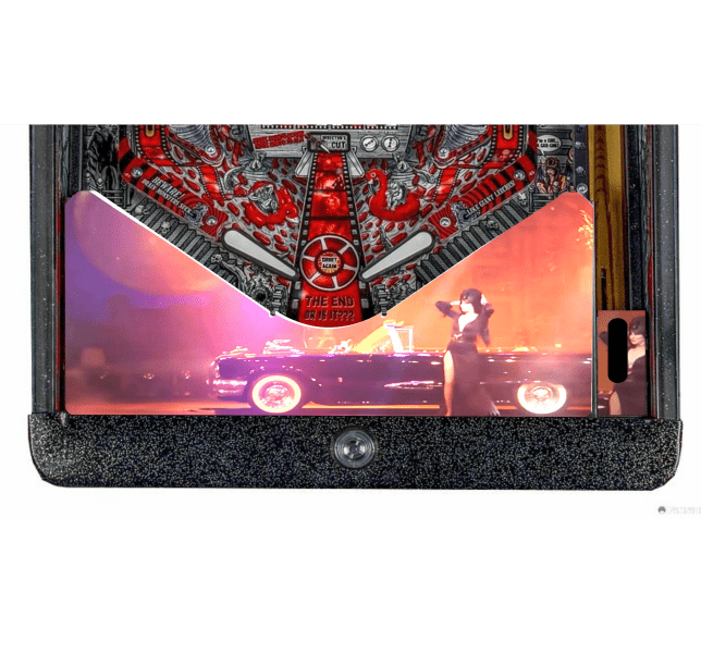 Elvira's house of horrors car Lighted Pinball Apron/Arch 0027 - Image 4