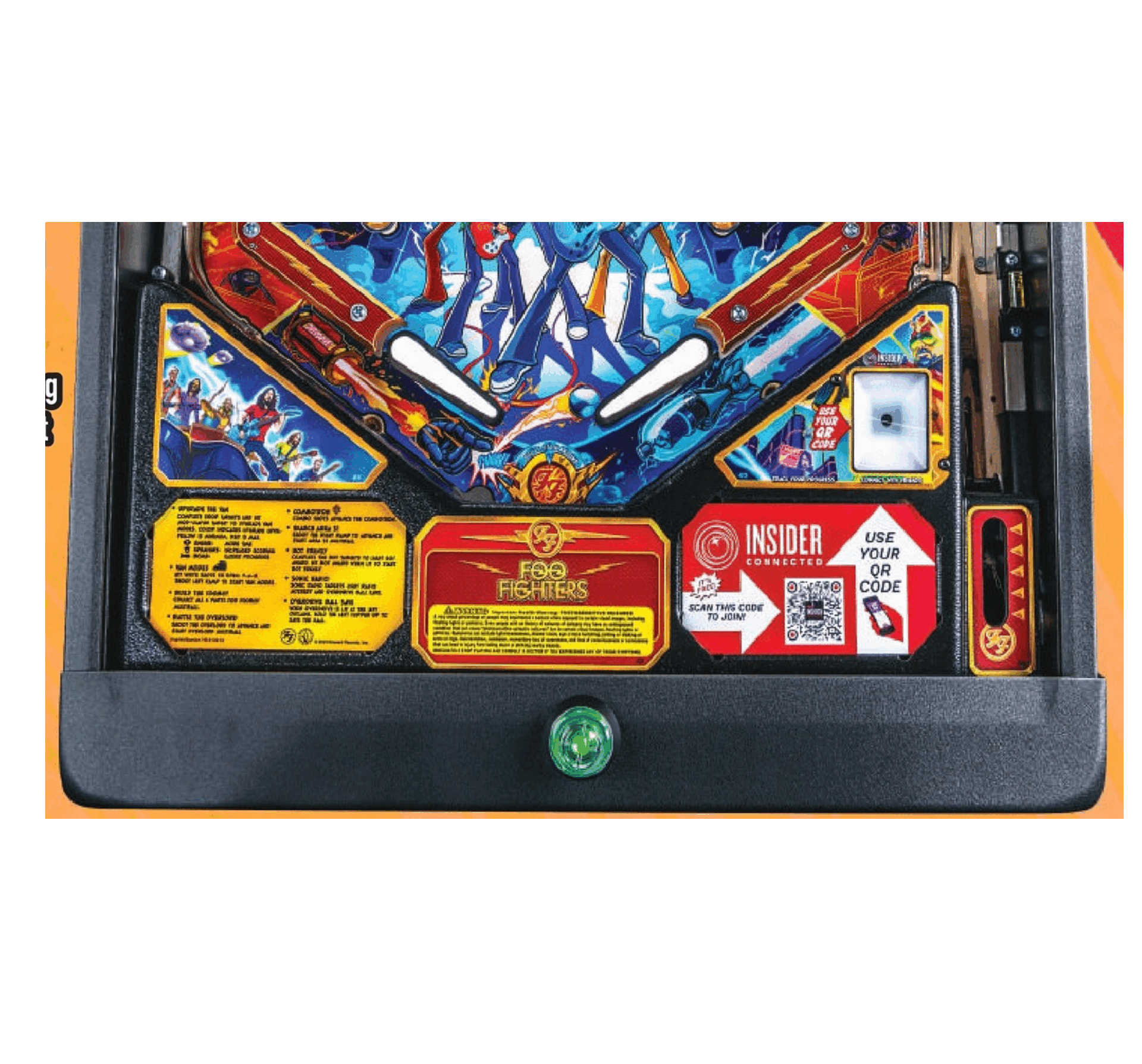 Foo Fighters albums Lighted Pinball Apron/Arch 0030