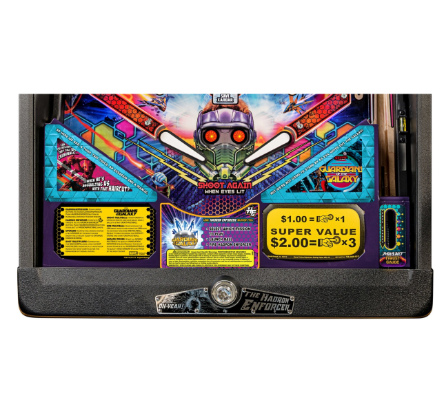 Guardains of the Galaxy sky Lighted Pinball Apron/Arch 0040 - Image 2