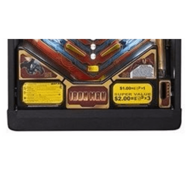 Iron Man knee Lighted Pinball Apron/ Arch 0055 - Image 2