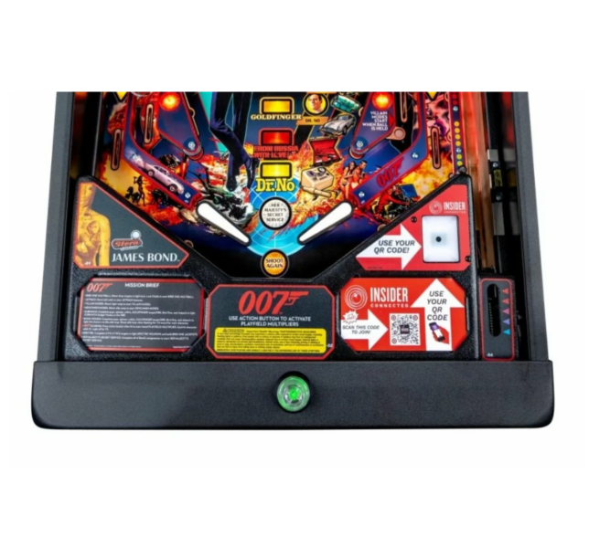 James Bond movies Lighted Pinball Apron/Arch 0057 - Image 2