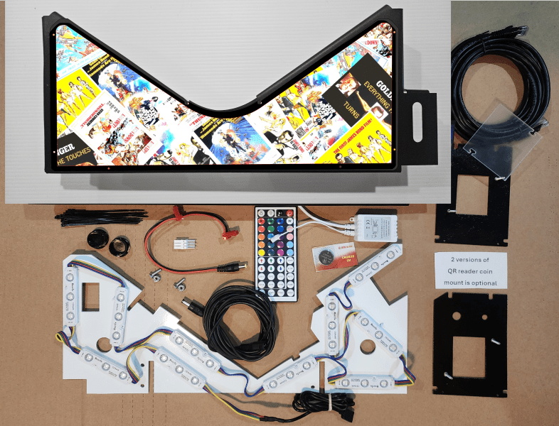 James Bond movies Lighted Pinball Apron/Arch 0057 - Image 5