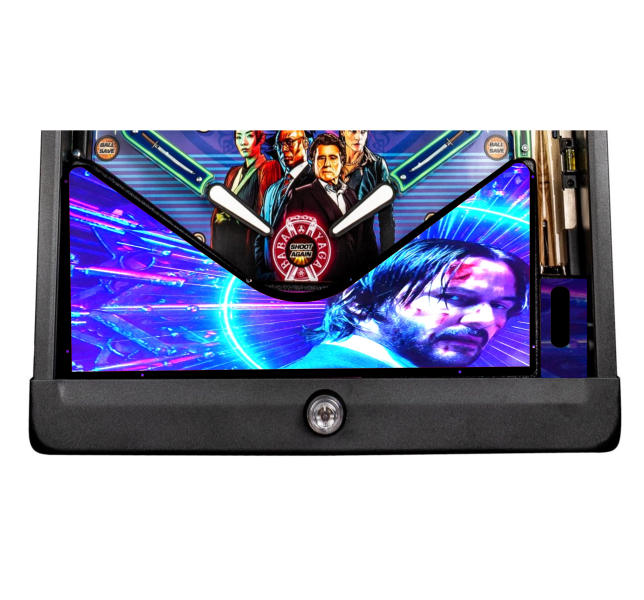 John Wick purpple Lighted Pinball Apron/Arch 0063 - Image 5
