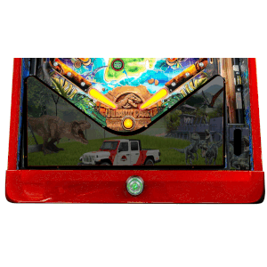 Jurassic Park jeep Lighted Pinball Apron/Arch 0064