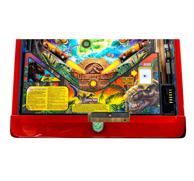 Jurassic Park fence Lighted Pinball Apron/Arch 0068 - Image 3