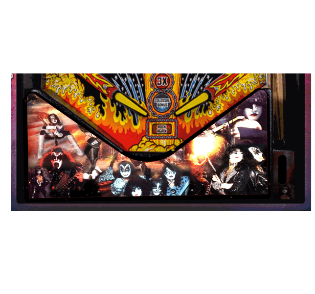 Kiss band Lighted Pinball Apron/Arch 0070 - Image 5