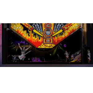 Kiss live Lighted Pinball Apron/Arch 0071