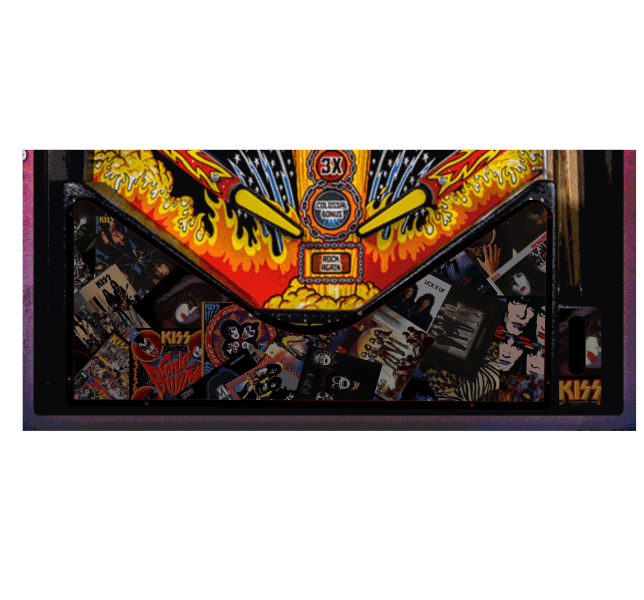 Kiss album Lighted Pinball Apron/Arch 0073 - Image 4