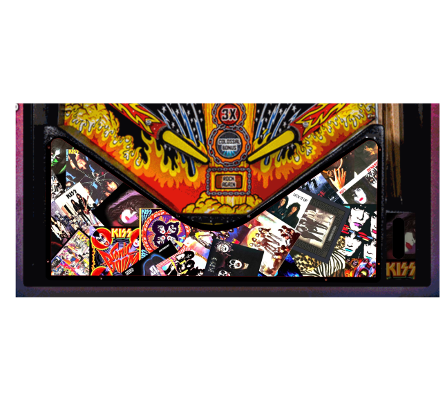 Kiss album Lighted Pinball Apron/Arch 0073 - Image 5