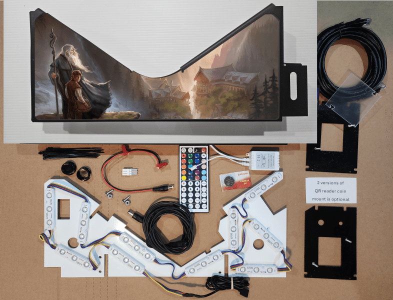 Lord of the Ring's vilage Lighted Pinball Apron/Arch 0077 - Image 5