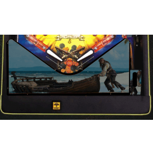 Pirates of the Caribben beach Lighted Pinball Apron/Arch 0085