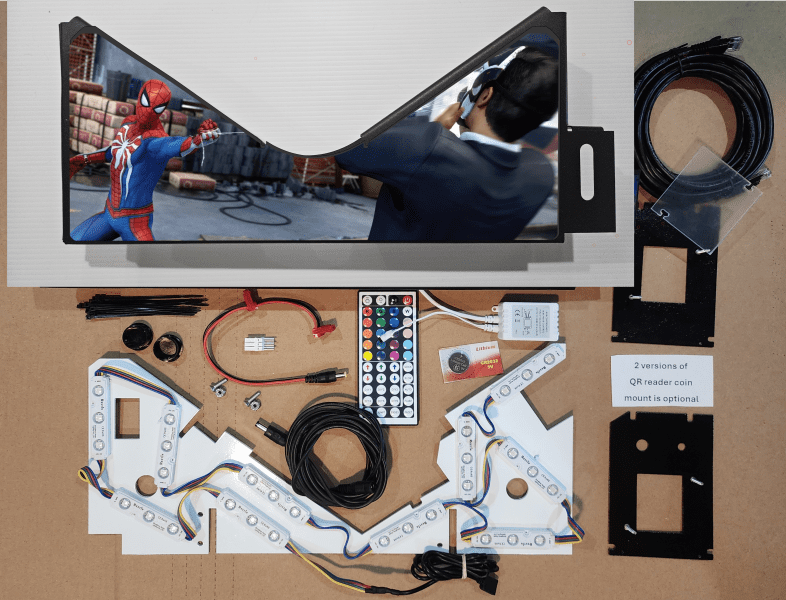 Spider-man spidy Lighted Pinball Apron/Arch 0097 - Image 5