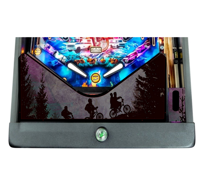 Stranger things bic (apron for Pro ONLY) Lighted Pinball Apron/Arch 0112 - Image 3