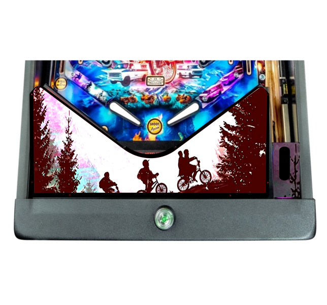 Stranger things bic (apron for Pro ONLY) Lighted Pinball Apron/Arch 0112 - Image 4