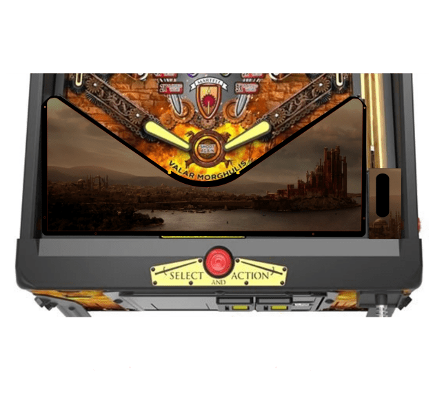Game of Thrones city Lighted Pinball Apron/Arch 0117 - Image 3