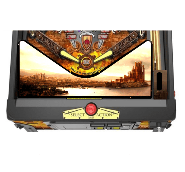 Game of Thrones city Lighted Pinball Apron/Arch 0117 - Image 4