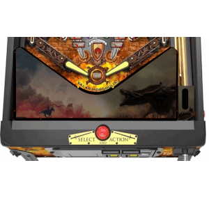 Game of Thrones dragon fight Lighted Pinball Apron/Arch 0118