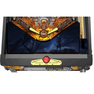 Game of Thrones blue dragon Lighted Pinball Apron/Arch 0120