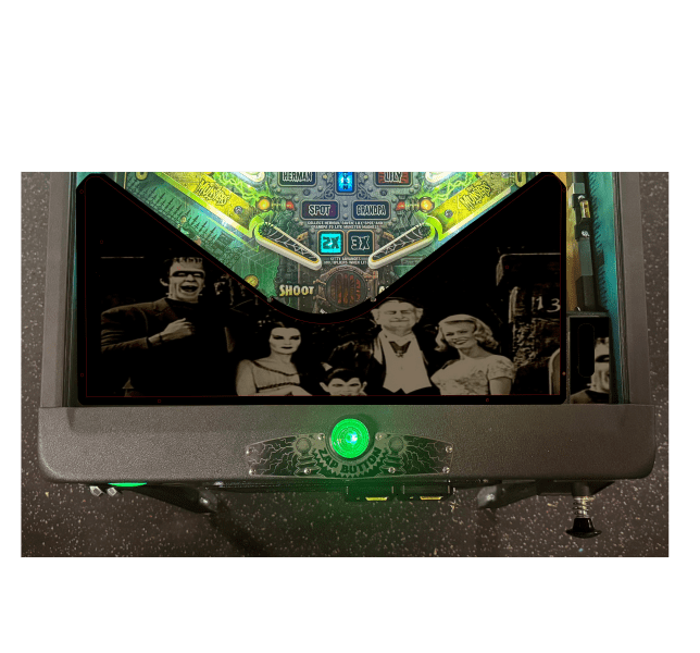 The Munsters family Lighted Pinball Apron/Arch 0124 - Image 4