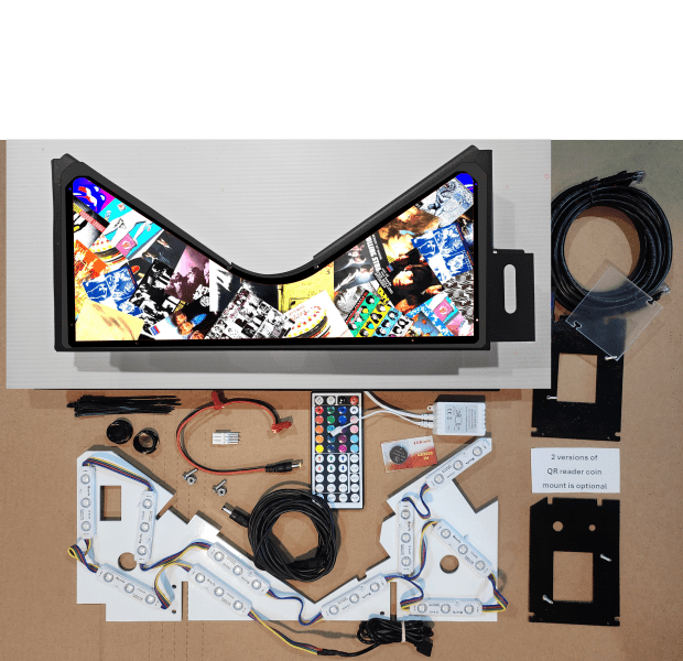 The Rolling Stones albums Lighted Pinball Apron/Arch 0127 - Image 5