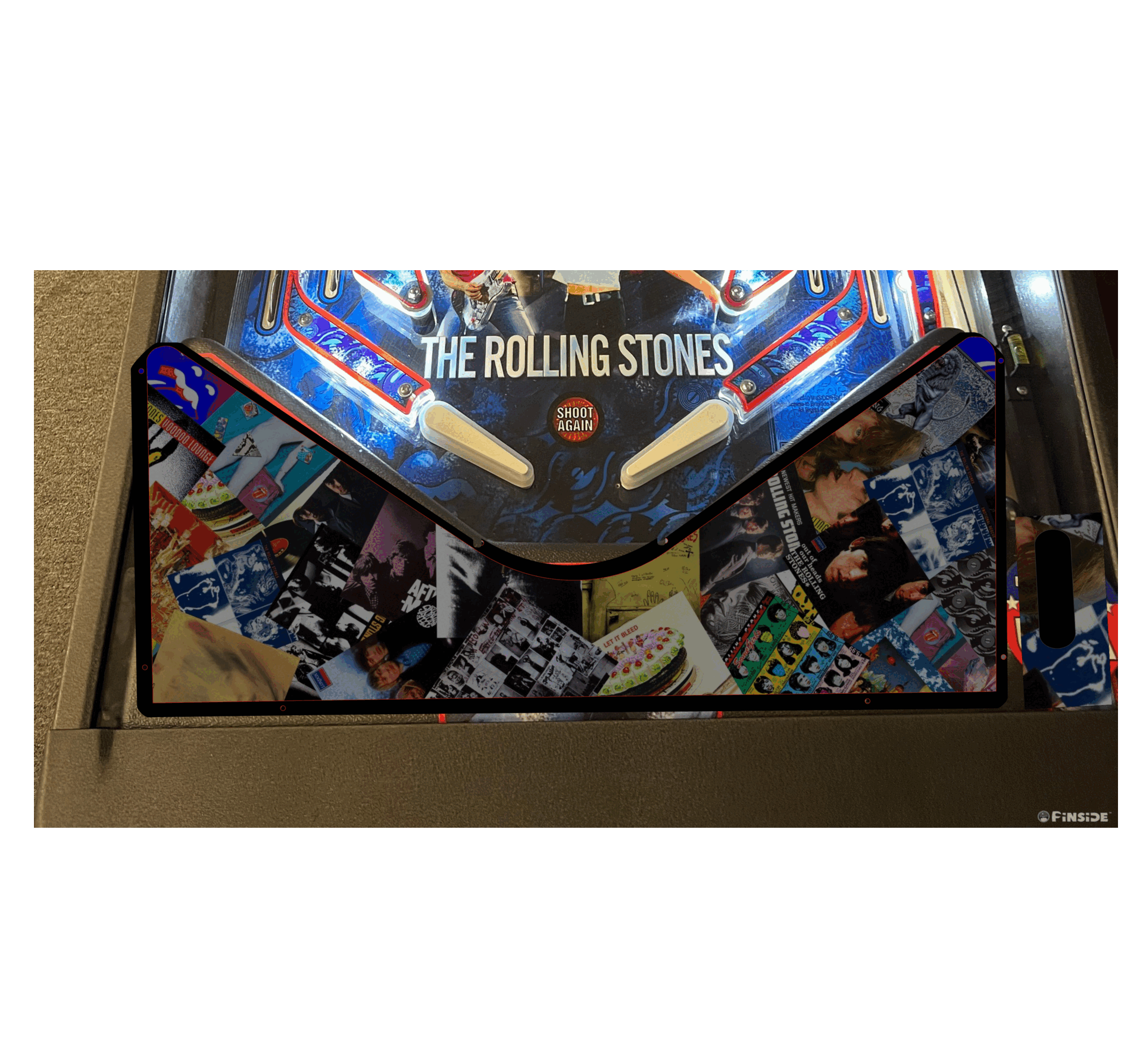 The Rolling Stones albums Lighted Pinball Apron/Arch 0127