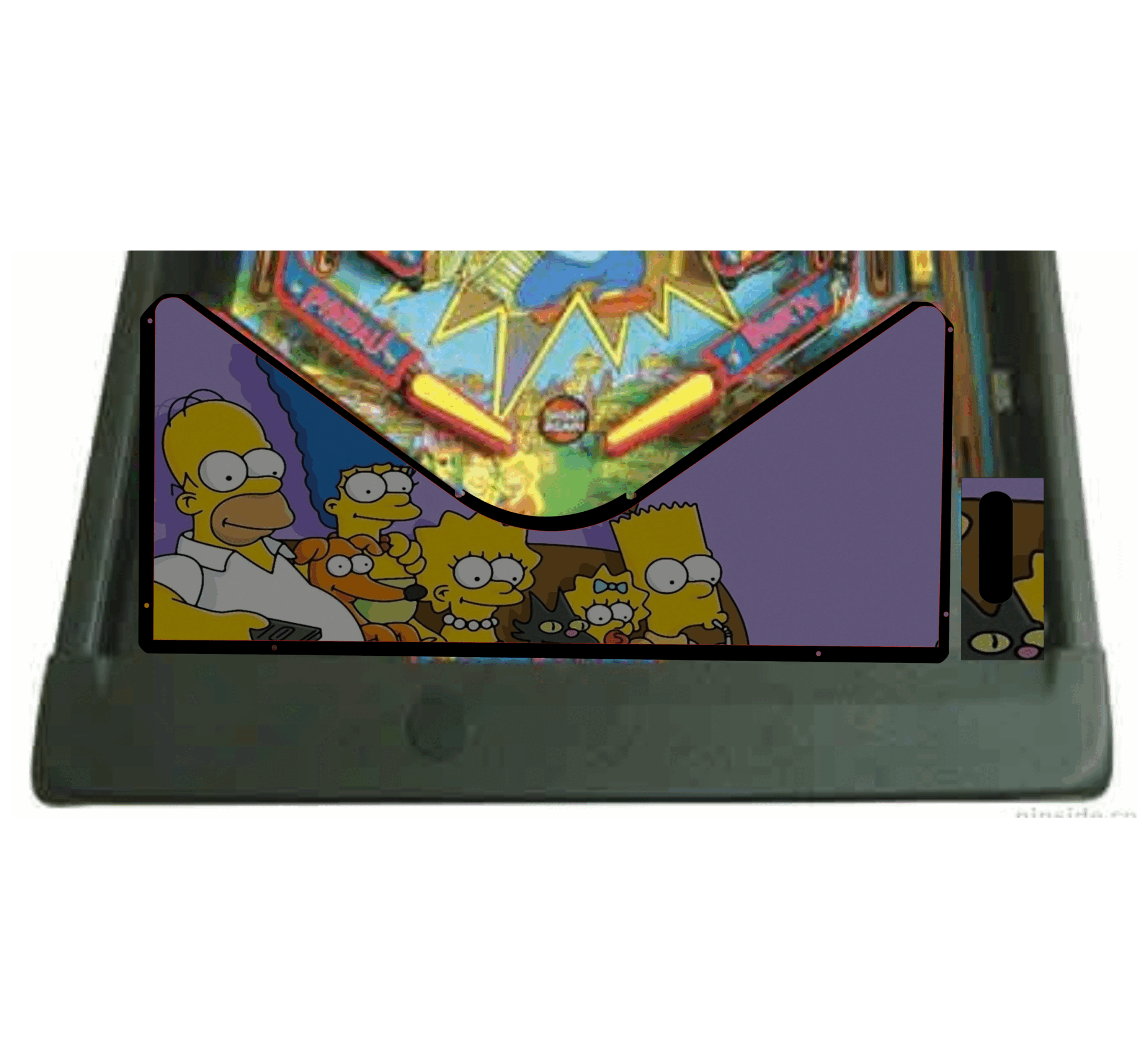 The Simpson Pinball Party family Lighted Pinball Apron/Arch 0129