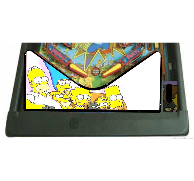 The Simpson Pinball Party family Lighted Pinball Apron/Arch 0129 - Image 5