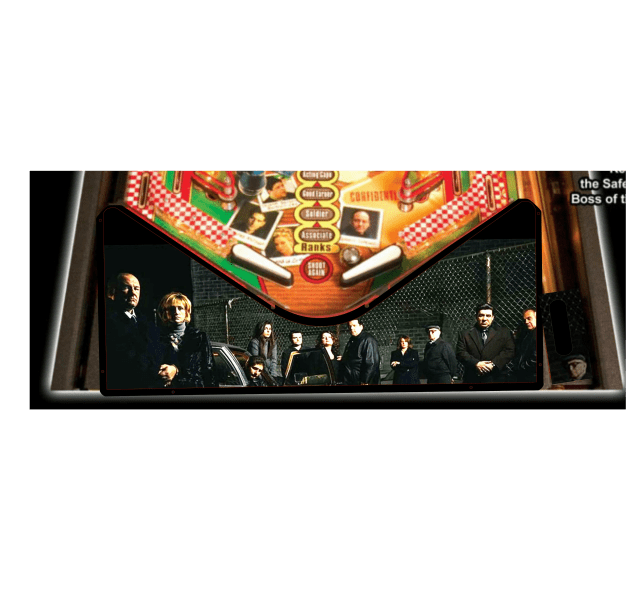 The Sopranos cover Lighted Pinball Apron/Arch 0135 - Image 4