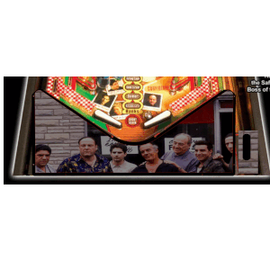 The Sopranos family Lighted Pinball Apron/Arch 0138