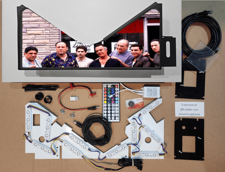 The Sopranos family Lighted Pinball Apron/Arch 0138 - Image 6