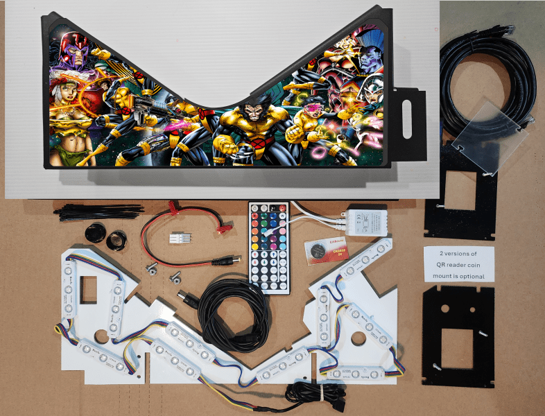Xmen everyone Lighted Pinball Apron/Arch 0141 - Image 5