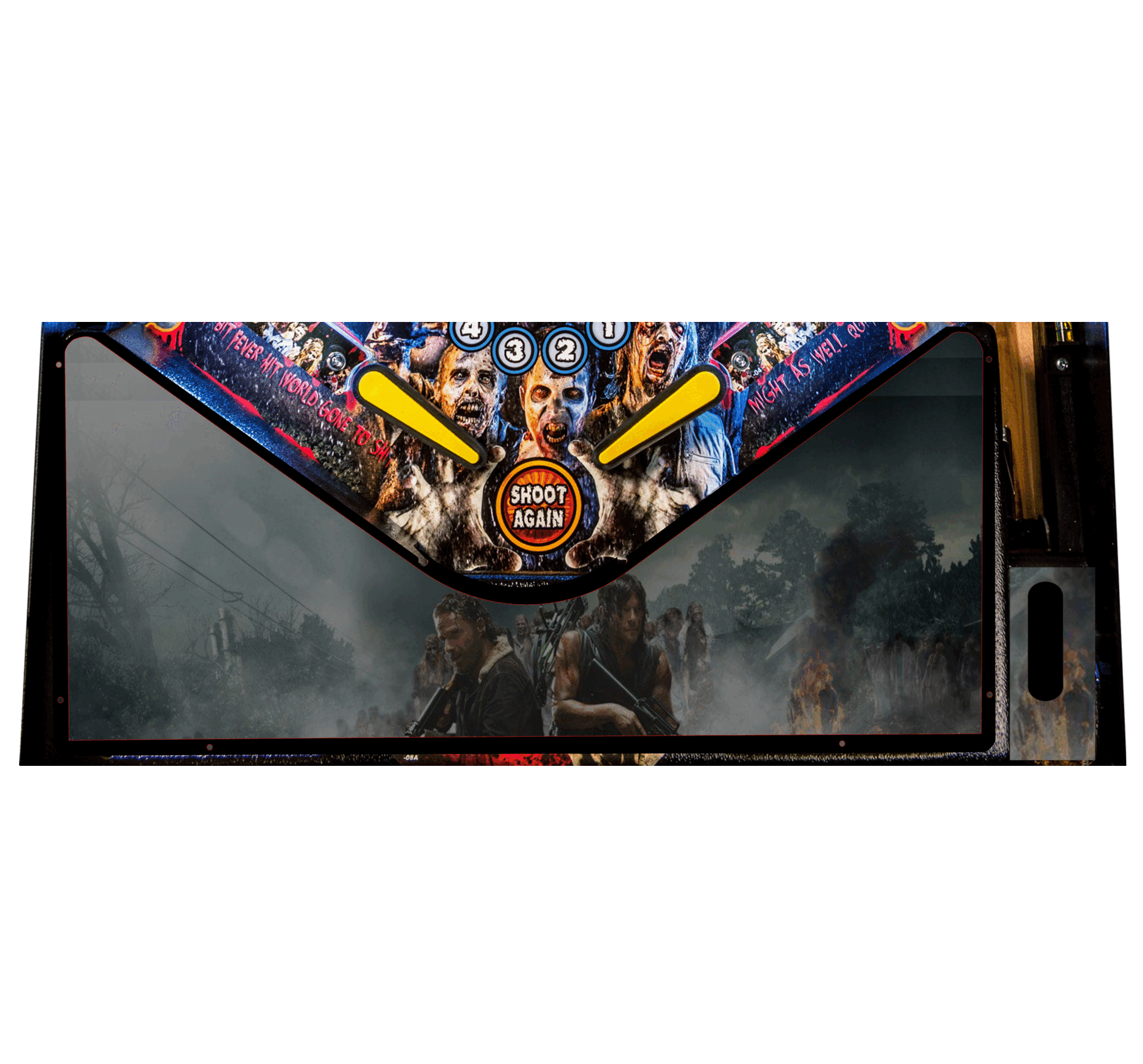 The Walking Dead zombis Lighted Pinball Apron/Arch (pro only) 0146