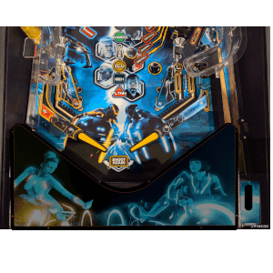 Tron light cycel Lighted Pinball Apron/Arch 0151