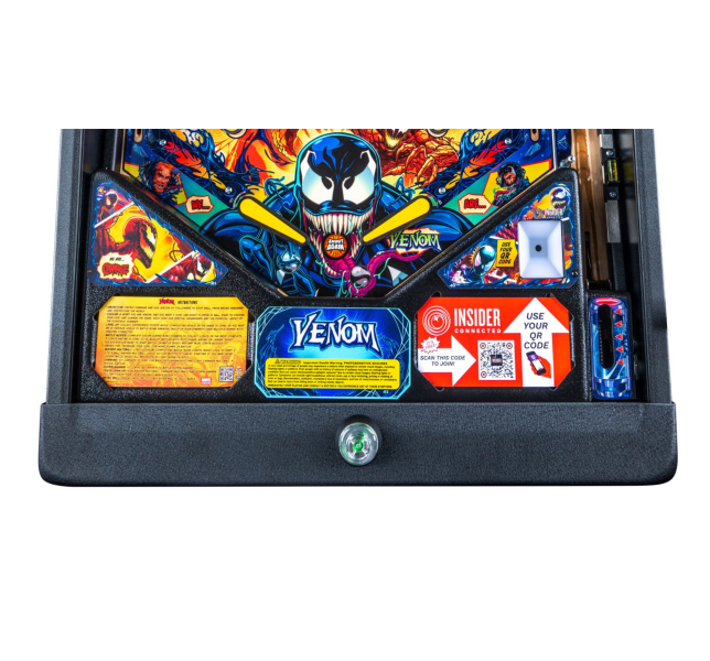 Venom city Lighted Pinball Apron/Arch 0155 - Image 2