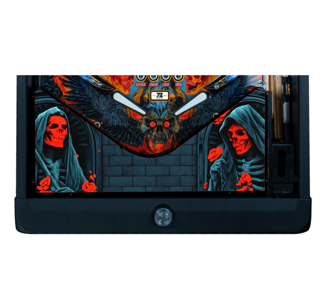 Metallica reaper Lighted Pinball Apron/Arch 0159 - Image 4