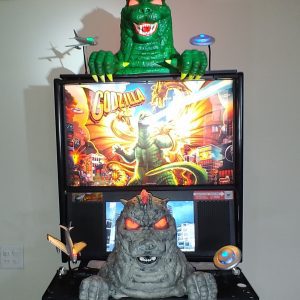 Godzilla big topper mod for Stern Pinball
