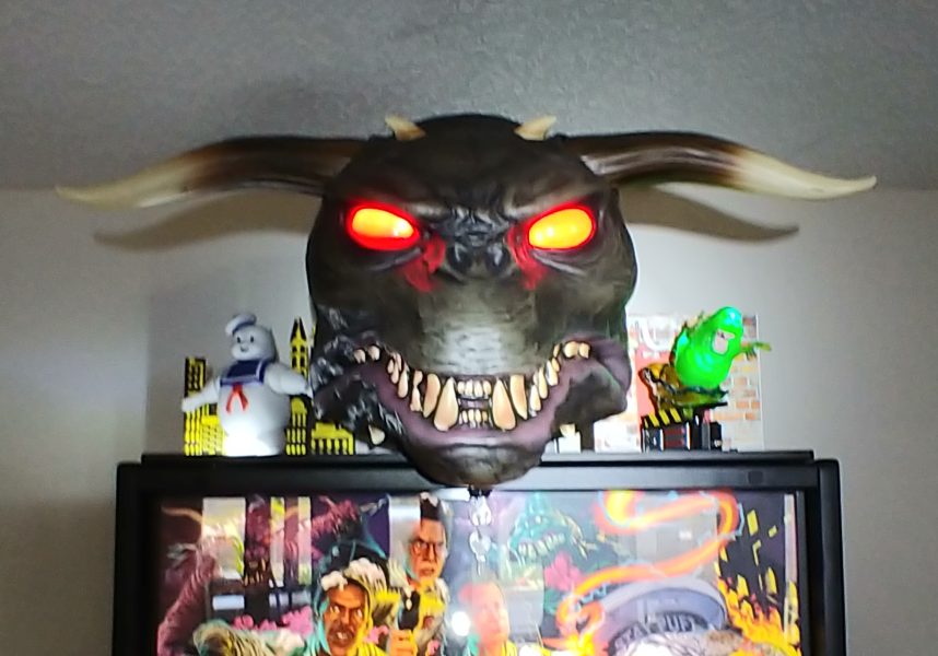 Ghostbusters big topper mod for Stern Pinball