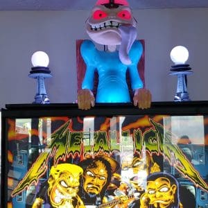 Metalica big topper mod for Stern Pinball