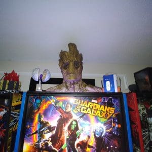 Guardians of the Galaxy big topper mod for Stern Pinball
